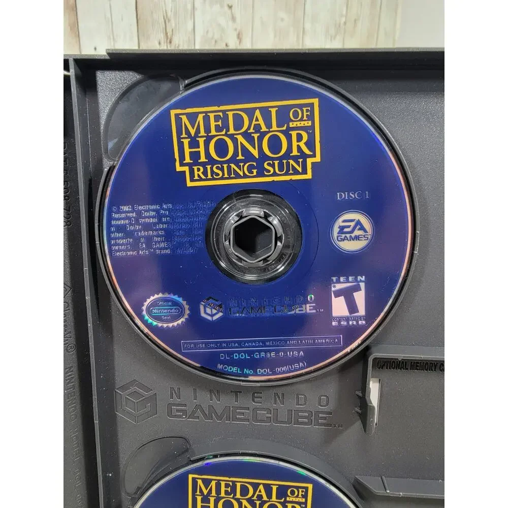 Medal Of Honor Rising Sun Nintendo GameCube Complete - Black Label